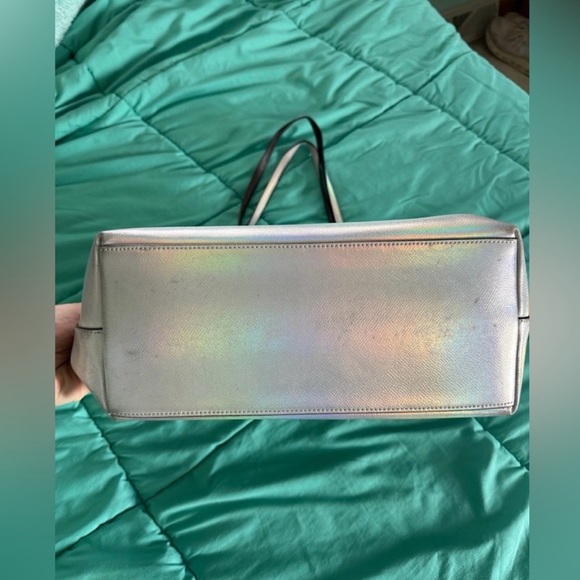 Ultra Rare Limited Edition Coach Tote Handbag Hologram Holographic Iiridescent - Picture 8 of 10